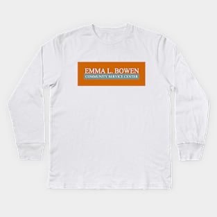 Emma L. Bowen Community Service Center logo T-shirt Kids Long Sleeve T-Shirt